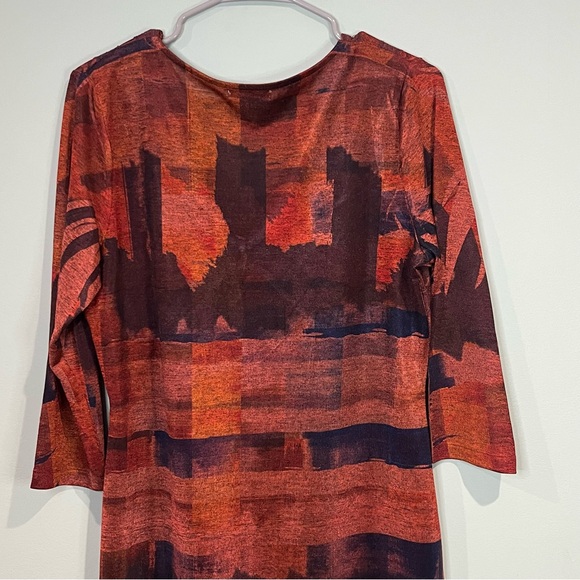 6/$25 Energie Women's Top in Earthy Tones - Picture 5 of 8